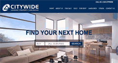 Desktop Screenshot of citywideproperty.com.au