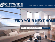 Tablet Screenshot of citywideproperty.com.au